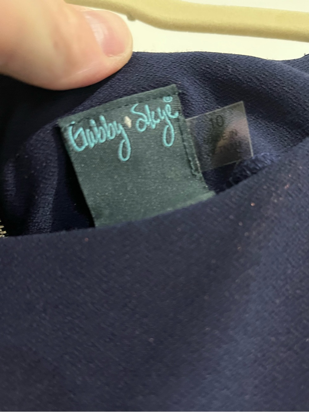 Gabby Skye Navy Dress with Simple Silhouette